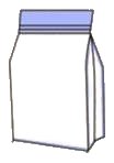 Flat-bottom side-gusset zipper pouch