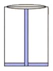 Back-seam pouch