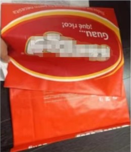 Pinch-bottom, flush-cut BOPP bag